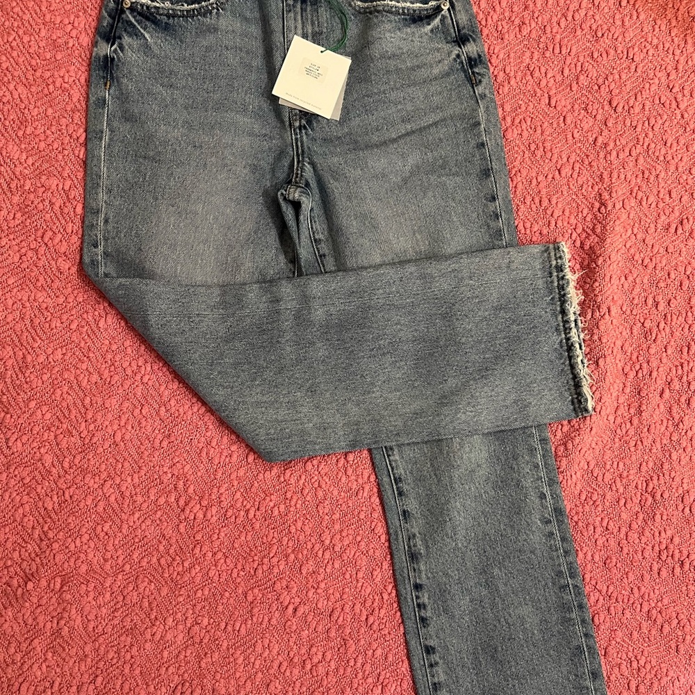Pistola Women's High Rise Mom Kick Jeans - Eden- Wash color Meridian